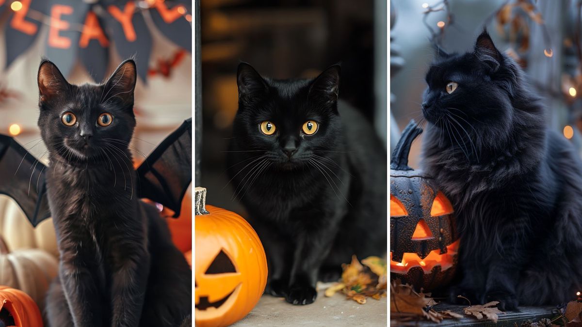 Gatos negros en Halloween: riesgos y cómo protegerlos en octubre