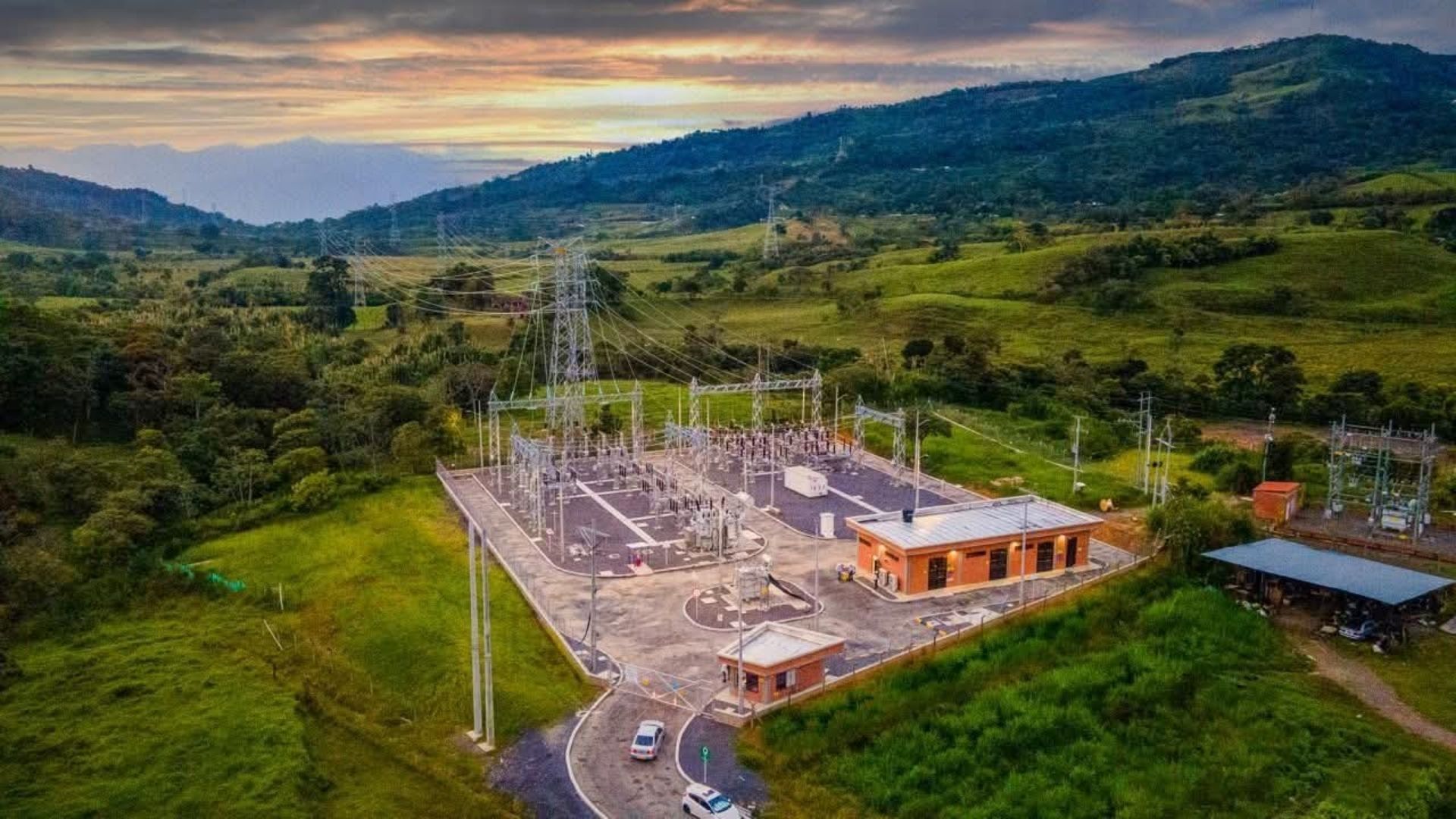 Subestación de energía en Santander