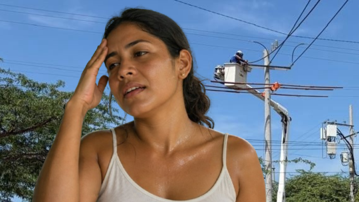 Técnicos de Air-e - mujer con calor