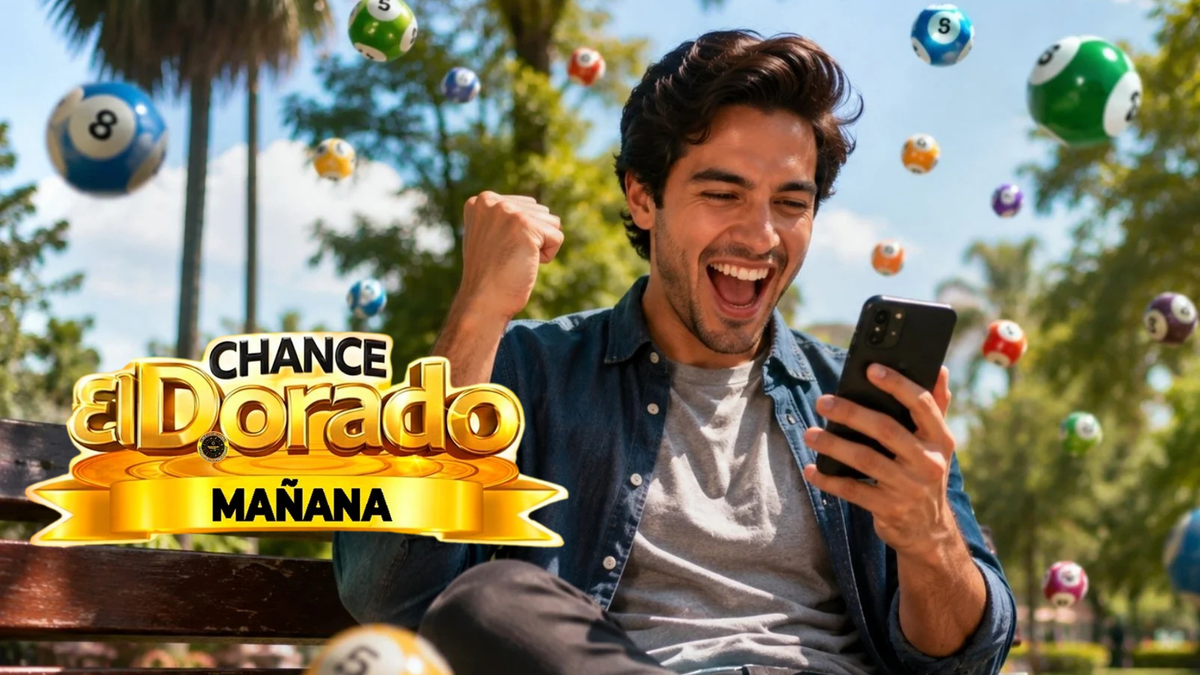 Hombre celebrando - logo El Dorado Mañana