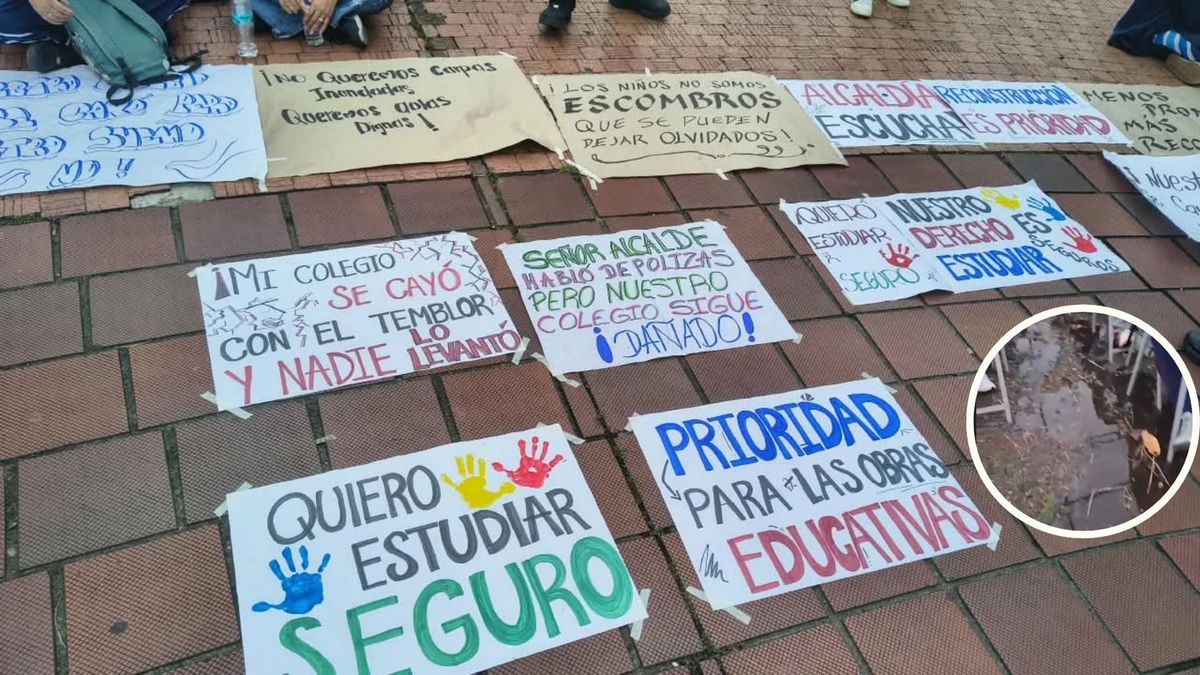 Comunidad educativa protestó en Dosquebradas exigiendo mejores garantías para el regreso a clases