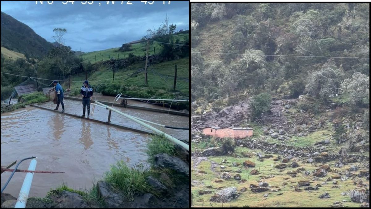 Emergencias por lluvias en Guaca