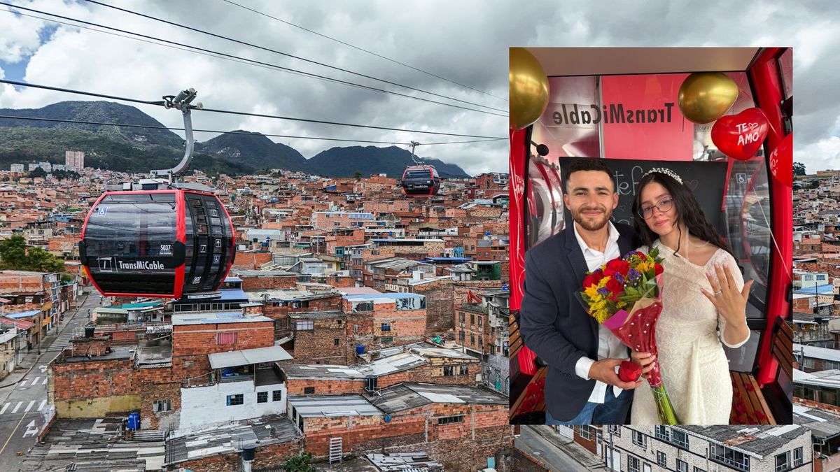 Neider propone matrimonio Stefany TransMiCable bendición IDU anillo San Cristóbal amor