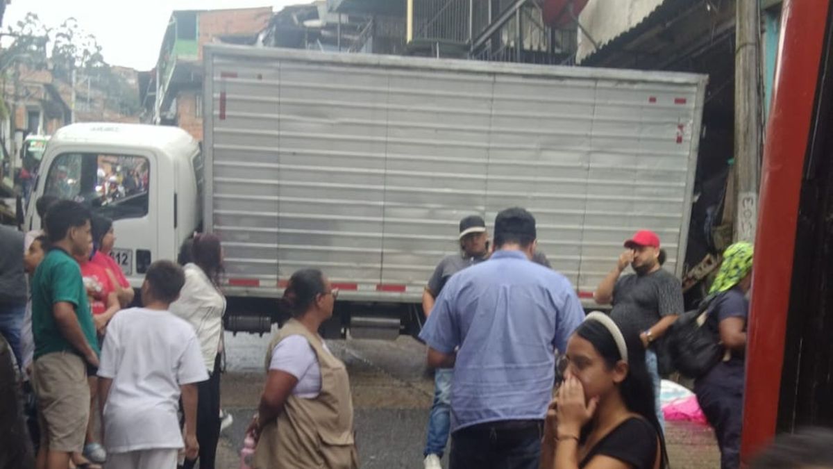 Accidente tragico en el barrio nororiente de Medellín