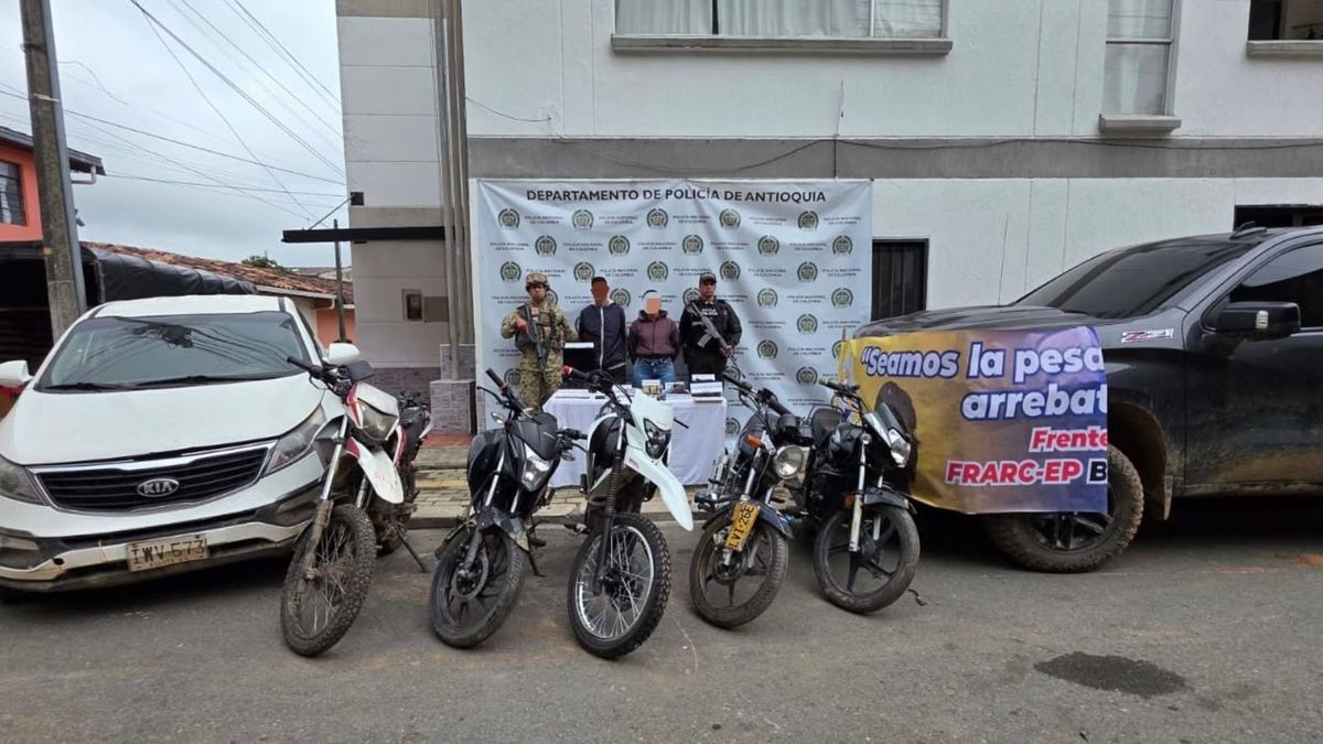 Capturas de presuntos integrantes del Frente 36 en Antioquia.