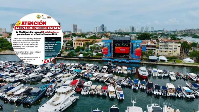 Alcaldía de Cartagena desmiente cobros para trabajar en el Festival Náutico