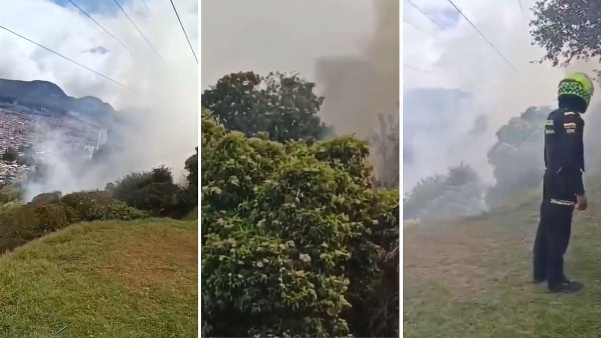 Bomberos se dirigen al mirador de La Resurrección para atender el incendio forestal