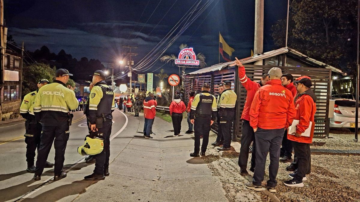Usaquén, vía La Calera, megatoma Usaquén, Alcaldía Usaquén, sellaron bares La Calera, operativos Bogotá