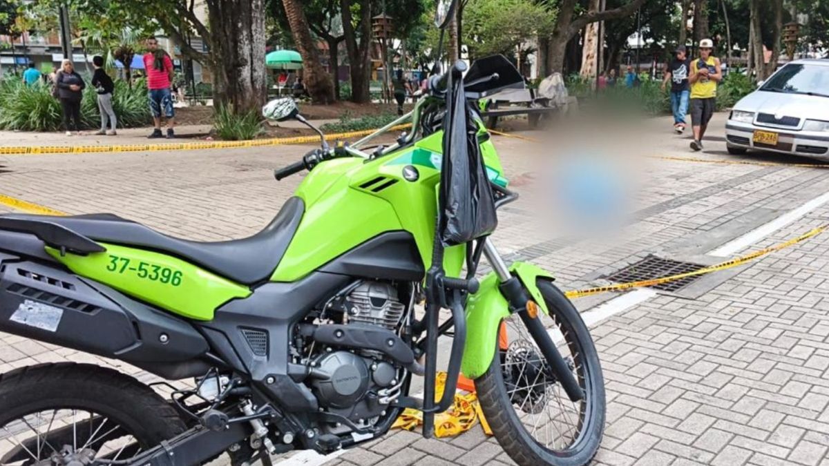 Homicidio al frente de la Catedral Metropolitana de Medellín