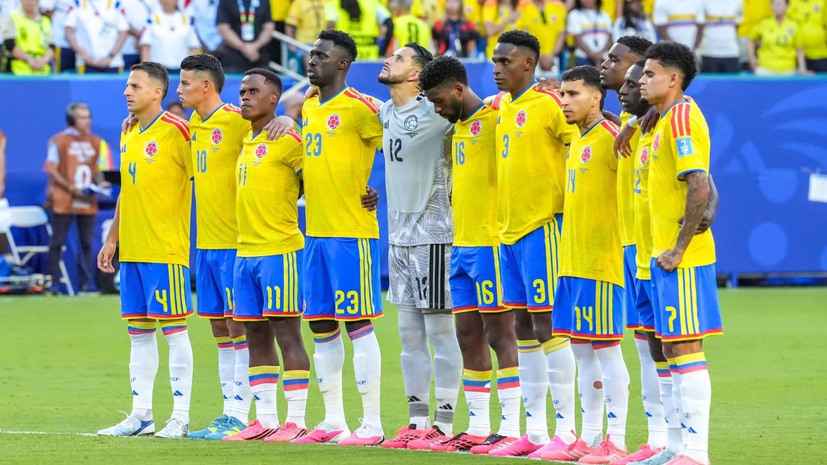 Jugadores de la Selección Colombia
