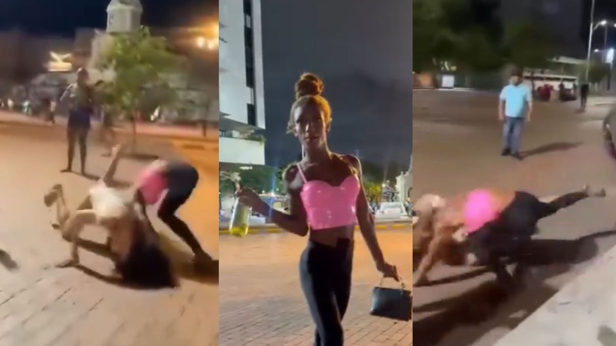 Riña entre dos mujeres en el Centro Histórico de Cartagena