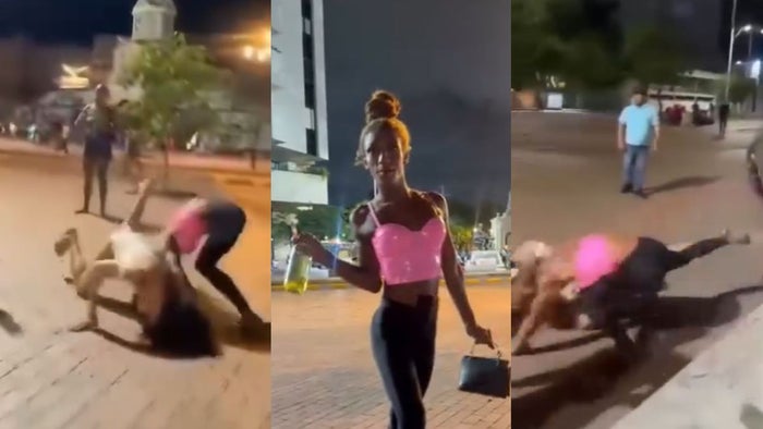 Riña entre dos mujeres en el Centro Histórico de Cartagena
