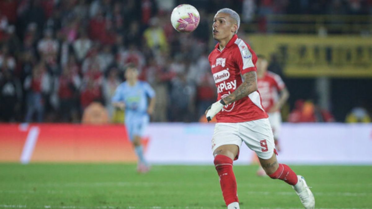 Franco Fagúndez, jugador de Santa Fe 2026