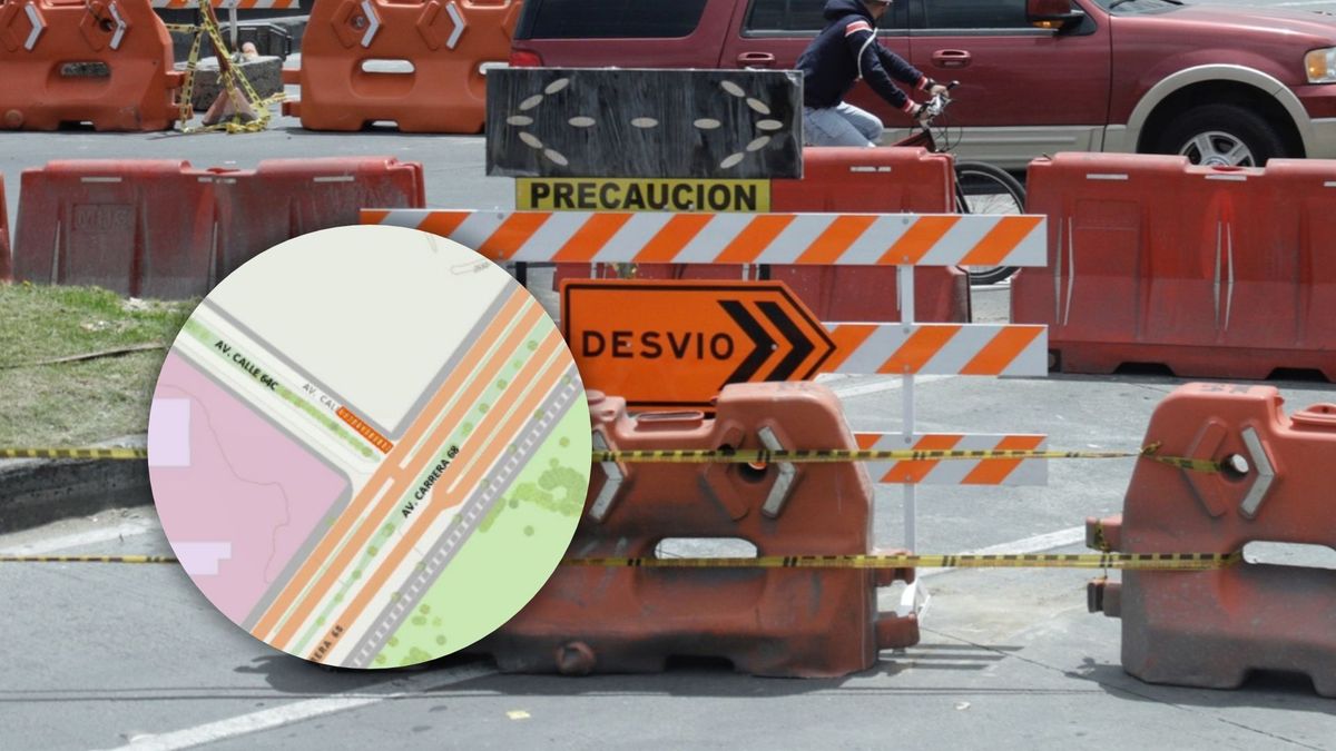 Maletines de cierre vial y mapa
