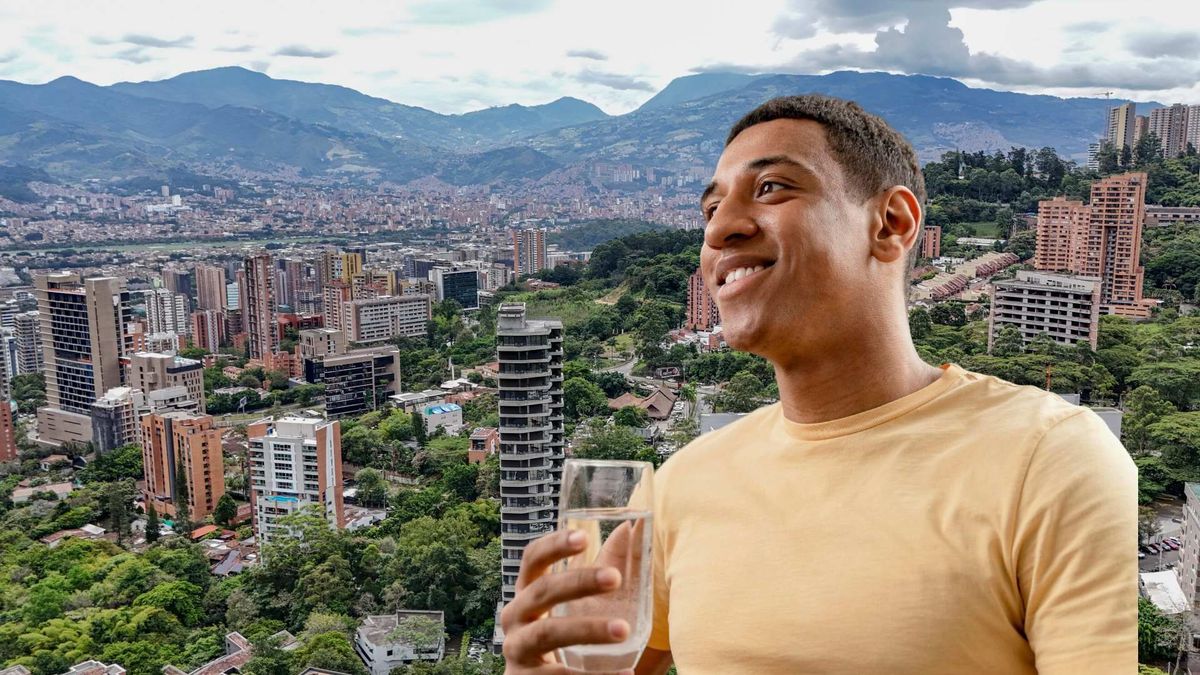 Agua en Medellín.