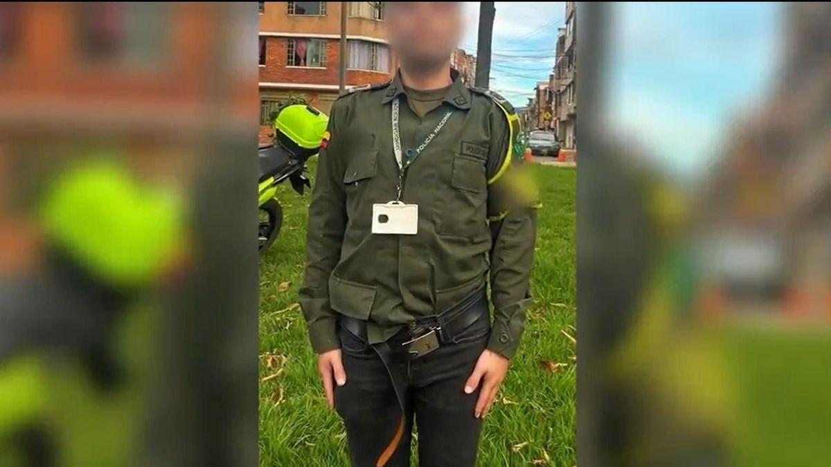 Falso policía en Bogotá.