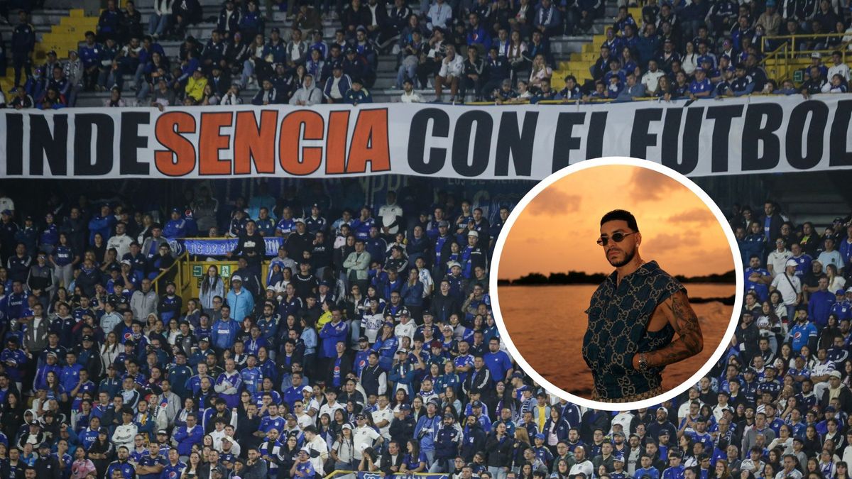 Hinchas de Millonarios y Ryan Castro