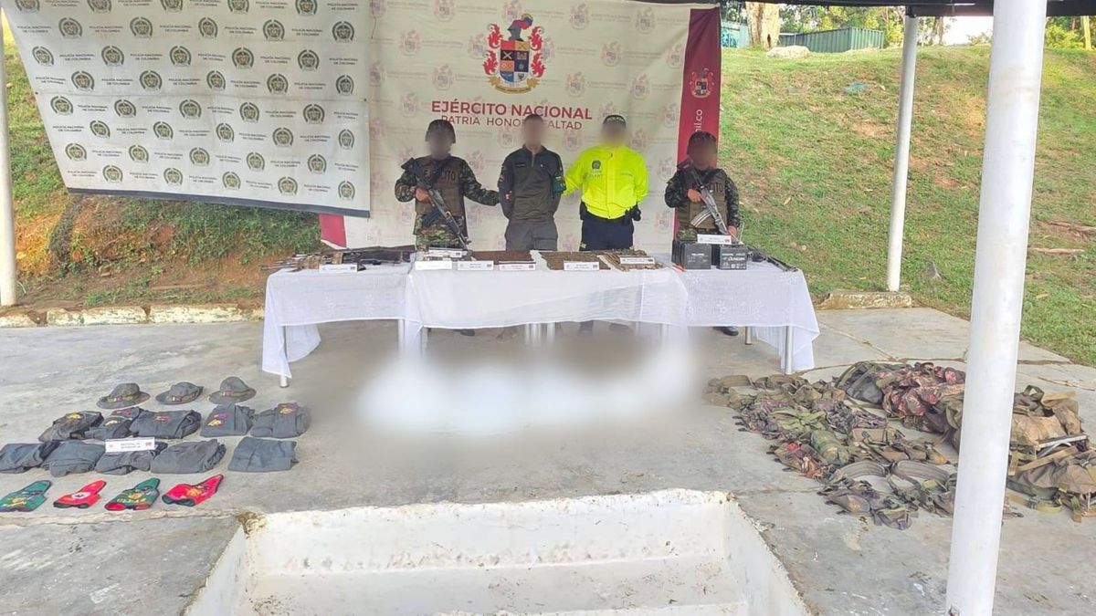 Combates en el Bajo Cauca antioqueño.