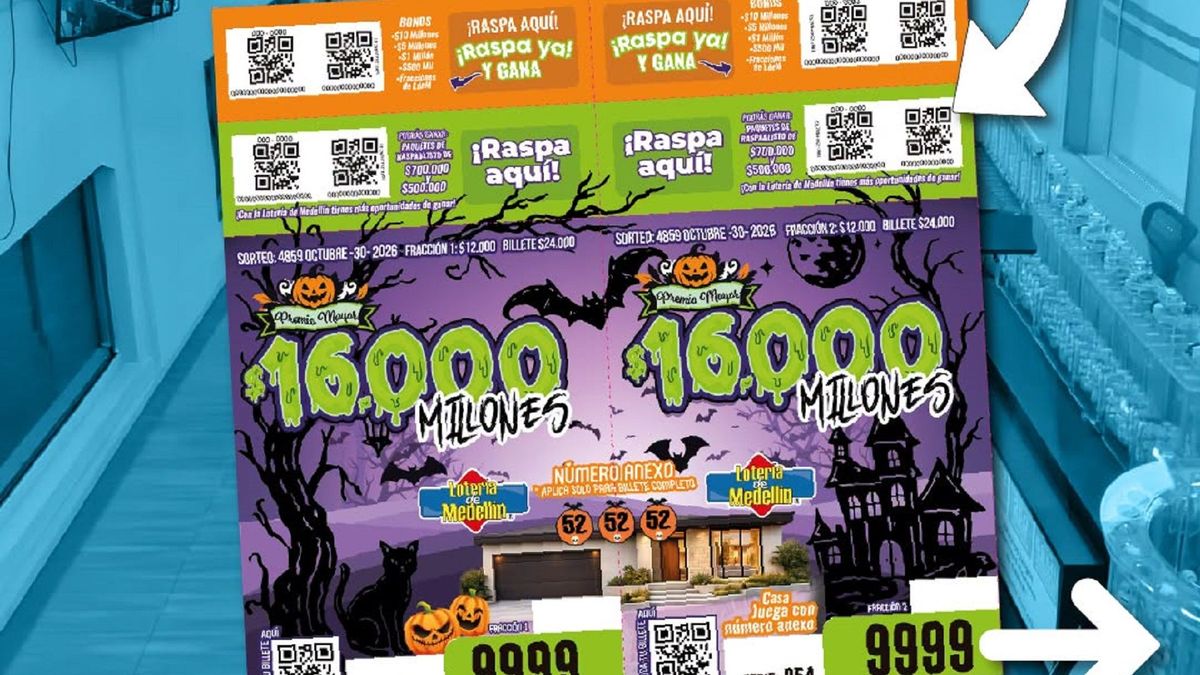 Lotería de Medellín octubre 30 2026