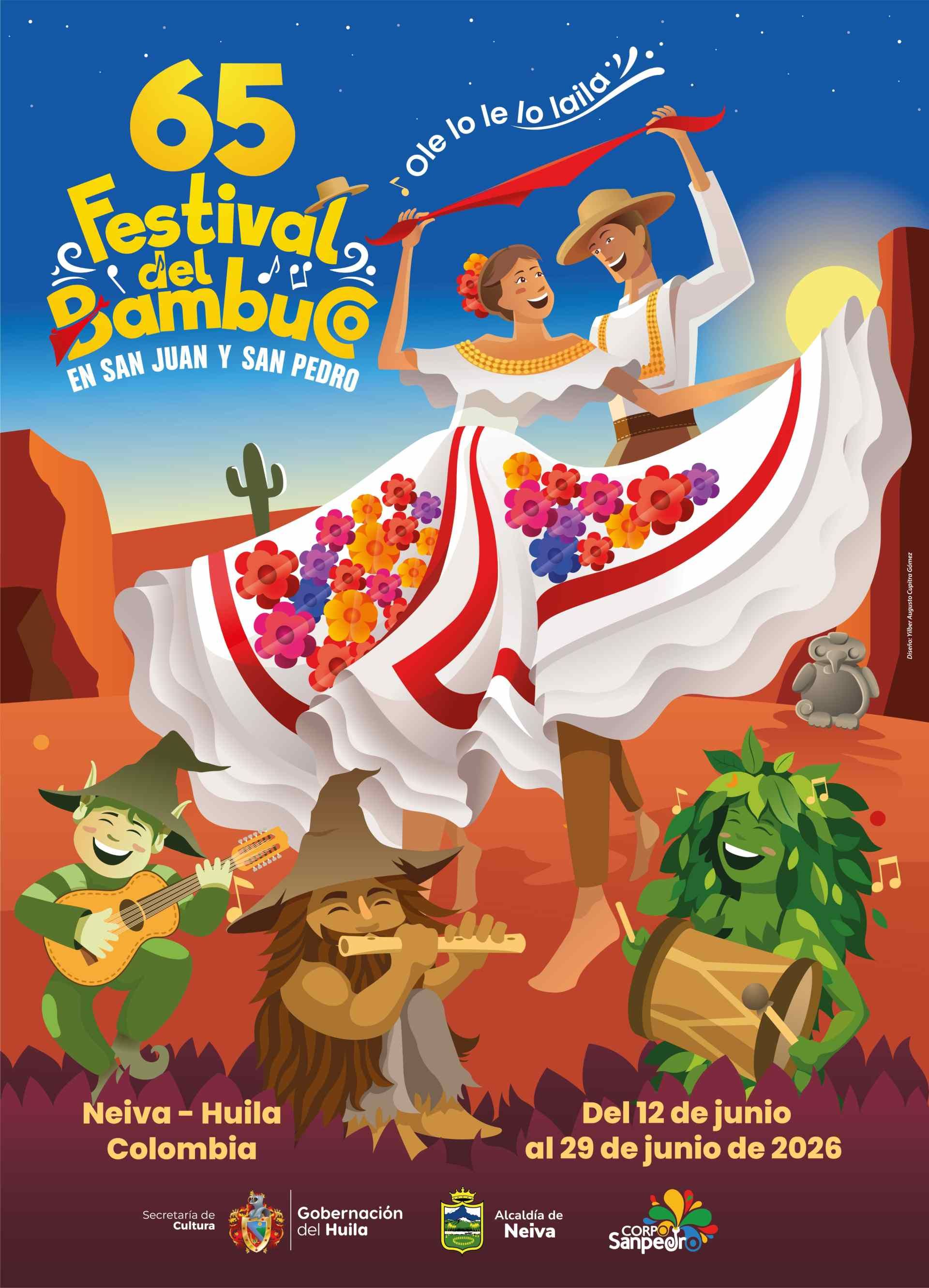 Afiche del Festival del Bambuco